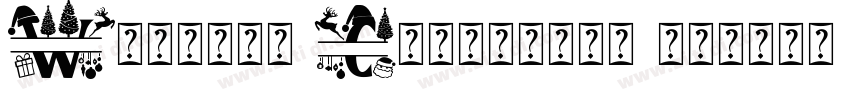 Welcome Christmas Re字体转换